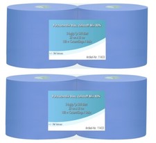 4 Rollen Putztuchrollen blau