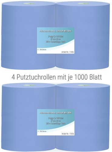 1000 blatt putztuchrolle - 1000,