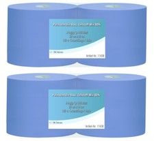 4 Rollen Putztuchrollen blau