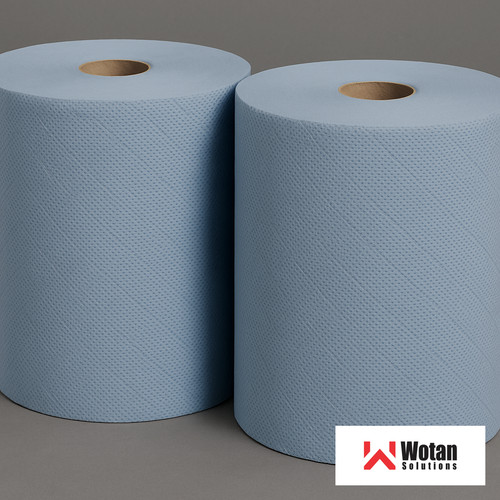 Putztuchrolle lagig blau - putztuchrolle, 2-lagig