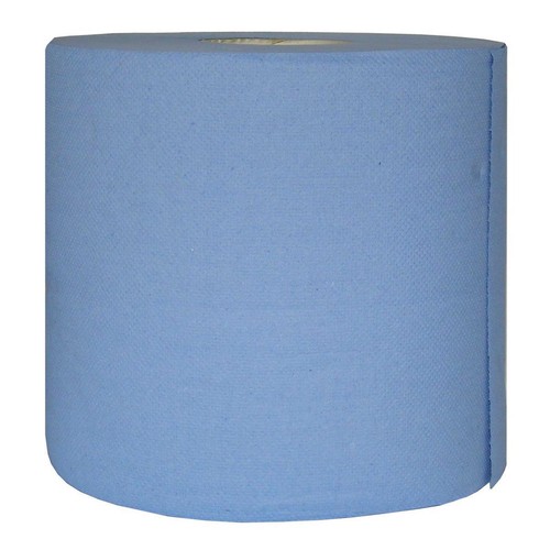 Putzpapier blau lagig r125 - blau, 2-lagig