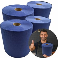 4x Rollen blau Putztuch
