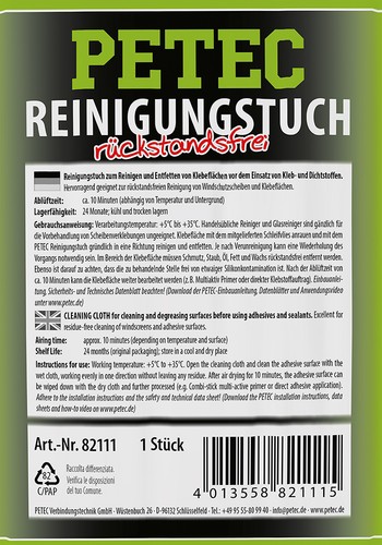 Petec reinigungstuch - petec,